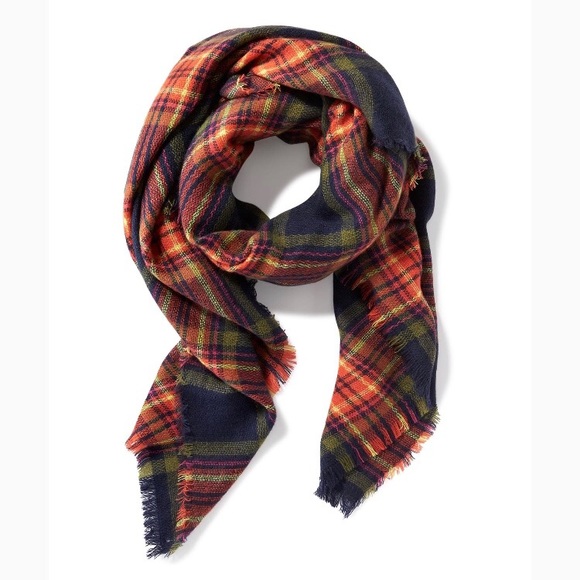 Old Navy Accessories - Old Navy Plaid Blanket Scarf